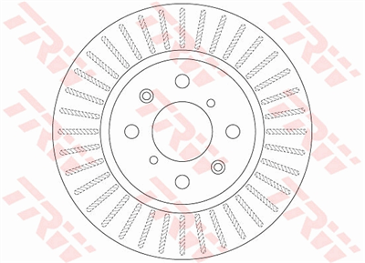 FREN DİSKİ ÖN HAVA KANALLI, BOYALI, 4 BİJON, 256 MM SUZUKI SWIFT IV 1.2 10=>, 1.6 12=>, 1.3 DDİS 10=> 