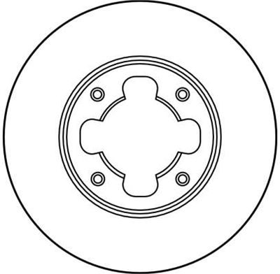 FREN DİSKİ ÖN HAVA KANALLI, BOYALI, 4 BİJON, 212 MM SUBARU JUSTY I 1000 84-95 