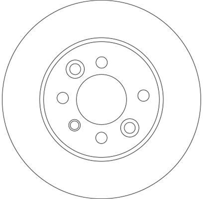 FREN DİSKİ ÖN HAVA KANALLI, BOYALI, 4 BİJON, 260 MM HONDA CIVIC VII HB 1.7 CTDİ 02-05 