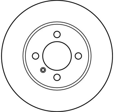 FREN DİSKİ ÖN HAVA KANALLI, BOYALI, 4 BİJON, 260 MM BMW 3 316 83-88, 316 İ 87-91, 318 İ 82-91, 320 İ 82-91, 323 İ 82-86, 325 İ 83-91 