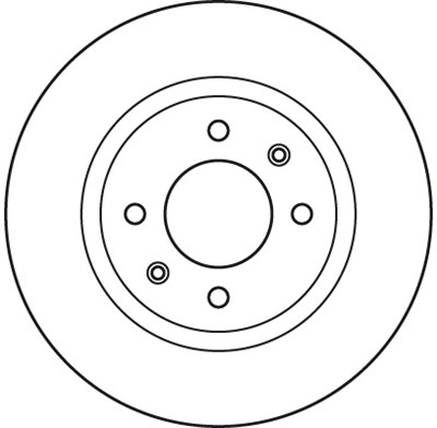 FREN DİSKİ ÖN HAVA KANALLI, BOYALI, 4 BİJON, 252 MM KIA PICANTO 1.1 CRDİ 05=>, 1.0 15=> 