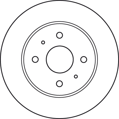 FREN DİSKİ ÖN HAVA KANALLI, BOYALI, 4 BİJON, 246 MM DAIHATSU CUORE VII 1.0 07=>, SIRION 1.0 05-13, 1.3 05=>, YRV 1.3 GTİ 02=> 