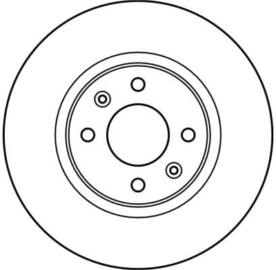 FREN DİSKİ ÖN HAVA KANALLI, BOYALI, 4 BİJON, 265 MM RENAULT 21 2.2 89-94, 2.2 4X4 90-94 