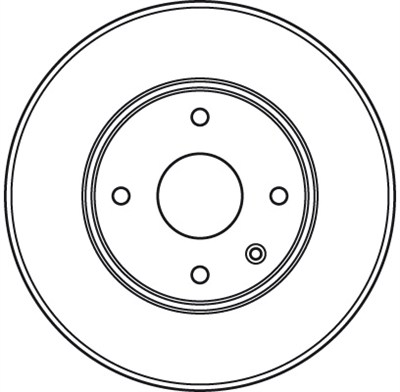 FREN DİSKİ ÖN HAVA KANALLI, BOYALI, 4 BİJON, 278MM CHEVROLET EPICA 2.0 05-11, 2.5 06-11, 2.0 D 07=> 