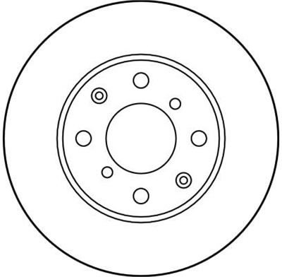 FREN DİSKİ ÖN HAVA KANALLI, BOYALI, 4 BİJON, 240 MM HONDA CİVİC V HB 1.3 16V 91-95, 1.5 İ 16V 91-95 