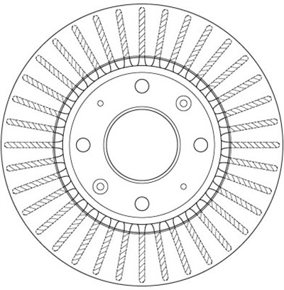 FREN DİSKİ ÖN HAVA KANALLI, BOYALI, 4 BİJON, 275 MM KIA CERATO SEDAN 04-09, 2.0 04-07, 1.5 CRDİ 05-06, 1.6 CRDİ 05-09, 2.0 CRDİ 04-06 