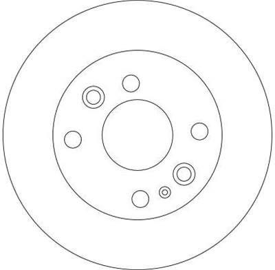 FREN DİSKİ ÖN HAVA KANALLI, BOYALI, 4 BİJON, 235 MM KIA RİO SEDAN 1.3 00-05, 1.5 02-05, 1. 16V 00-05, RİO HB 1.3 00-05, 1.5 16V 00-05 
