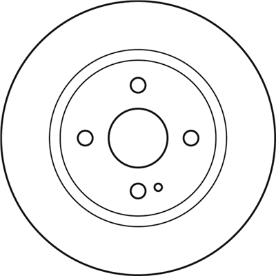 FREN DİSKİ ÖN HAVA KANALLI, BOYALI, 4 BİJON, 258 MM MAZDA 2 1.3-1.5 07-15, 1.3 MZR 10-15, 1.5 MZR 11-15, 1.4 MZR-CD 08-15 