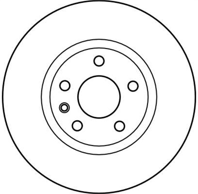 FREN DİSKİ ÖN HAVA KANALLI, BOYALI, 5 BİJON, 296 MM OPEL OMEGA A 3.0 24V 89-94 