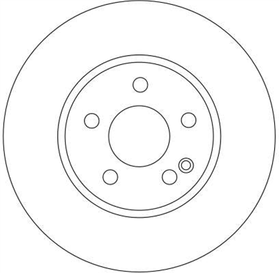 FREN DİSKİ ÖN HAVA KANALLI, BOYALI, 5 BİJON, 300 MM MERCEDES-BENZ VITO 109-111-115 CDİ 03=> 