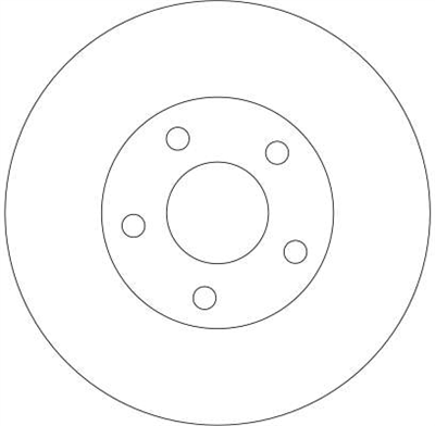 FREN DİSKİ ÖN HAVA KANALLI, BOYALI, 5 BİJON, 280 MM NISSAN ALMERA TİNO 1.2 00-06, 2.0 00-03, 2.2 DCİ 00-06 