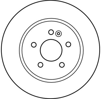 FREN DİSKİ ÖN HAVA KANALLI, BOYALI, 5 BİJON, 303 MM MERCEDES-BENZ M SERİSİ ML 230-430 98-05, ML 320 98-02, ML 270 CDİ 99-05 