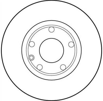 FREN DİSKİ ÖN HAVA KANALLI, BOYALI, 5 BİJON, 280 MM VOLKSWAGEN TRANSPORTER IV 1.8 90-92 