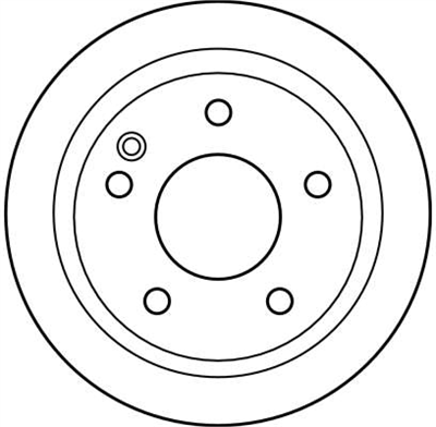 FREN DİSKİ ÖN HAVA KANALLI, BOYALI, 5 BİJON, 270 MM MERCEDES-BENZ VANEO 1.6-1.9 02-05, 1.7 CDİ 02-05 