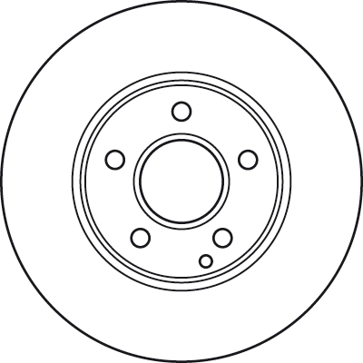 FREN DİSKİ ÖN HAVA KANALLI, BOYALI, 5 BİJON, 288 MM MERCEDES-BENZ C SERİSİ C 180-200 CDİ 11-14 