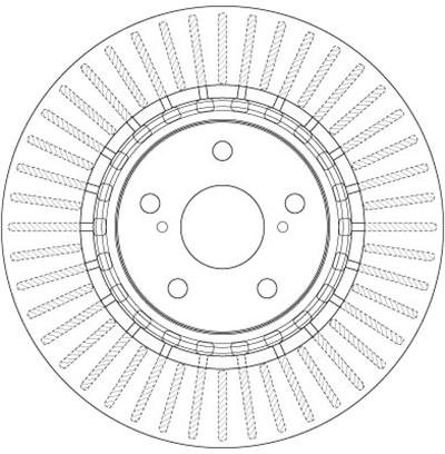 FREN DİSKİ ÖN HAVA KANALLI, BOYALI, 5 BİJON, 328MM TOYOTA RAV 4 IV 2.0 4WD 12=>, 2.5 HYBRİD 15-18, 2.0 D 12-18, 2.0 D 4WD 13-18, 2.2 D 4WD 12=> 