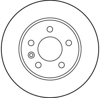 FREN DİSKİ ÖN HAVA KANALLI, BOYALI, 5 BİJON, 276 MM MERCEDES-BENZ V SERİSİ V 230 96-03 