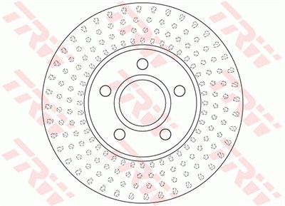 FREN DİSKİ ÖN HAVA KANALLI, BOYALI, 5 BİJON, 278 MM VOLVO V40 HB T2-T3 15=>, T2 GTDİ 12=>, T4-T5 14=>, T4-T5 AWD 13=>, D2-D4 12=>, D3 15=> 