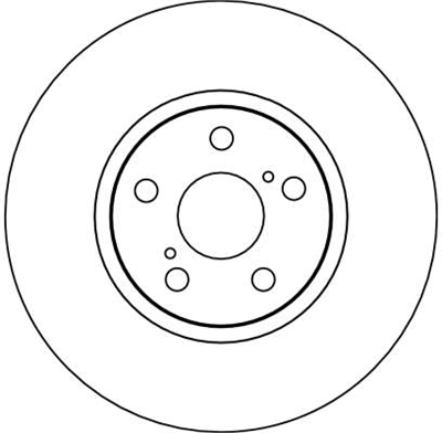 FREN DİSKİ ÖN HAVA KANALLI, BOYALI, 5 BİJON, 275 MM TOYOTA AVENSIS 1.6-1.8-2.0 VVT-İ 00-03, 2.0 TD 97-03, 2.0 D-4D 99-03, CELICA HB 2.0 GT 85-89, CORONA SEDAN 2.0 96-02 