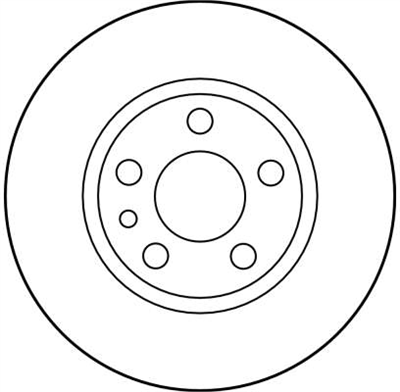 FREN DİSKİ ÖN HAVA KANALLI, BOYALI, 5 BİJON, 257 MM FIAT SCUDA COMBİNATO 1.6 96-06, 2.0 16V 00-06, 1.9 D 96-06, 1.9 TD 96-06, 2.0 JTD 99-06, CITROEN JUMPY 1.6 95-00, 2.0 00-06, 1.9 D 95-98, 1.9 TD 95-03, 2.0 HDİ 99-06 