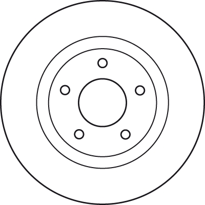FREN DİSKİ ÖN HAVA KANALLI, BOYALI, 5 BİJON, 294MM CHRYSLER 2.0-2.4 VVT 07-10, 2.0 CRD 07-10 