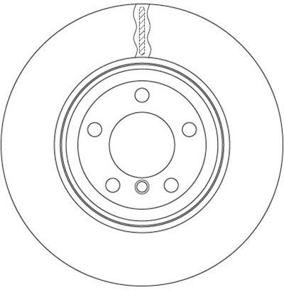 FREN DİSKİ ÖN HAVA KANALLI, BOYALI, 5 BİJON, 2820 MM NISSAN JUKE 1.5 DCİ 10=>, 1.6 10=> 