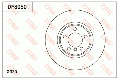 FREN DİSKİ ÖN HAVA KANALLI, BOYALI, 5 BİJON, 330 MM BMW 2 CABRIO 228 İ 14=>, 230 İ 16=>, M 240 İ 15=>, 3 328 İ 11-18, 328 İ XDRİVE 12-16, 330 İ 15-18, 330 İ XDRİVE 15-18, 325 D 13-18, 330 D 12-18, 330 D XDRİVE 13-18, 4 COUPE 428 İ 13-17, 428 İ XDRİVE