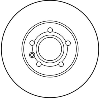 FREN DİSKİ ÖN HAVA KANALLI, BOYALI, 5 BİJON, 288 MM FORD GALAXY 2.0 İ 95-06, 2.3 16V 97-06, 2.8 İ V6 95-00, 1.9 TDİ 95-06 