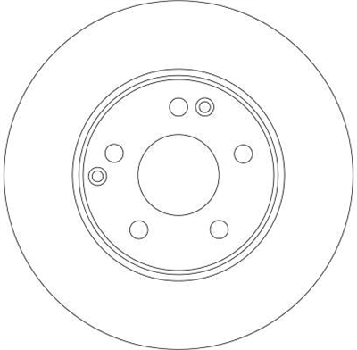 FREN DİSKİ ÖN HAVA KANALLI, BOYALI, 5 BİJON, 288 MM MERCEDES-BENZ C SERİSİ C 180 00-02, C 180-200 KOMPRESSOR 02-07, C 230 KOMPRESSOR 04-07, C 230-280 05-07, C 280 4-MATİC 05-07, C 200-220 CDİ 00-07 