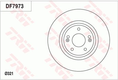 FREN DİSKİ ÖN HAVA KANALLI, BOYALI, 5 BİJON, 321 MM KIA SORENTO II 2.4 CVVT 09=>, 2.4 CVVT 4WD 09=>, 2.4 GDİ 12=>, 2.4 GDİ 4WD 12=>, 2.0 CRDİ 10=>, 2.0 CRDİ 4WD 10=>, 2.2 CRDİ 09=>, 2.2 CRDİ 4WD 09=>, SORENTO III 2.2 CRDİ 15=> 