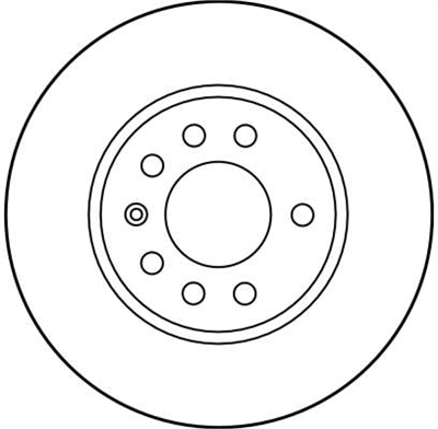 FREN DİSKİ ÖN HAVA KANALLI, BOYALI, 5 BİJON, 284 MM OPEL CALİBRA A 2.0 İ T 4X4 91-97, 2.5 İ V6 93-97 