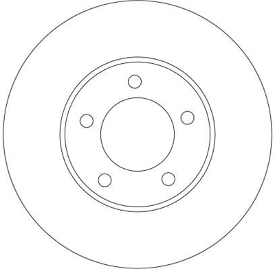 FREN DİSKİ ÖN HAVA KANALLI, BOYALI, 5 BİJON, 278 MM MAZDA 3 1.3-1.6-2.0 03-09, 1.6 Dİ T 04-09 
