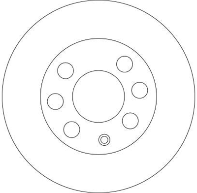 FREN DİSKİ ÖN HAVA KANALLI, BOYALI, 6 BİJON, 236 MM CHEVROLET AVEO HB 1.2 04-08, 1.4 05-08, 1.4 16V 03-08, 1.5 05-08 