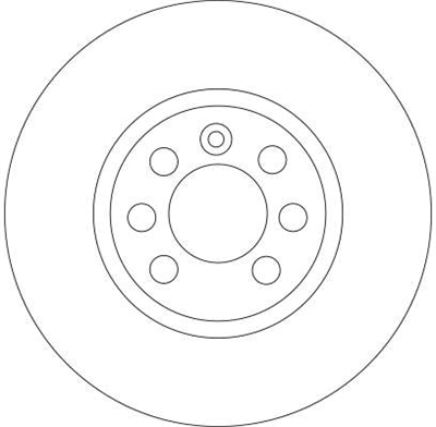 FREN DİSKİ ÖN HAVA KANALLI, BOYALI, 6 BİJON, 280 MM OPEL MERIVA A MPV 1.6 16V 03-06, 1.6 06-10, 1.8 03-10, 1.3-1.7 CDTİ 03-10, COMBO TOUR 1.3 CDTİ 16V 04-11 
