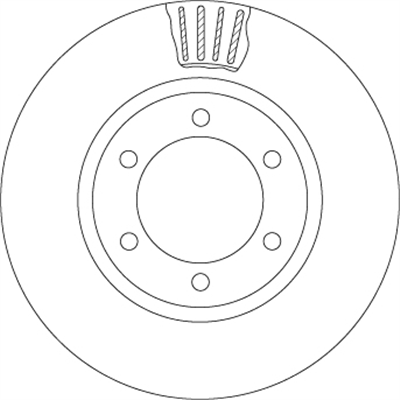 FREN DİSKİ ÖN HAVA KANALLI, BOYALI, 6 BİJON, 338 MM TOYOTA LAND CRUİSER PRADO 4.0 02-10 