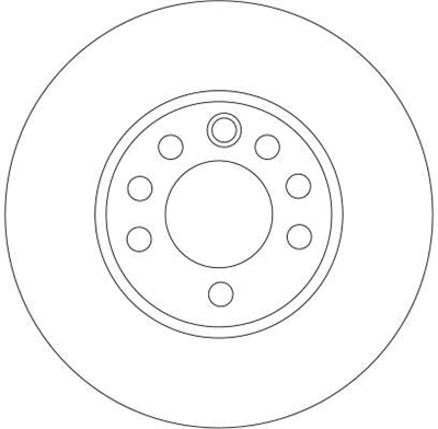 FREN DİSKİ ÖN HAVA KANALLI, BOYALI, 7 BİJON, 285 MM OPEL VECTRA C 1.6 16V 04-08, 1.9 CDTİ 04-09 