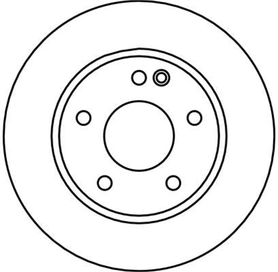 FREN DİSKİ ÖN HAVA KANALLI, BOYALI,5 BİJON, 260 MM MERCEDES-BENZ A SERİSİ A 140-160 97-04, A 170 CDİ 98-04 