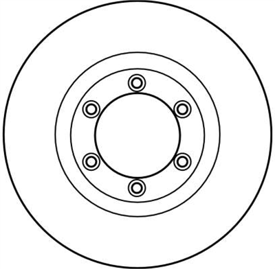 FREN DİSKİ ÖN HAVA KANALLI, BOYALI,6 BİJON, 278 MM DAEWOO KORANDO 2.3 99=>, 2.9 D 99=>, 2.9 TD 99=>, 3.2 4X4 99=> 