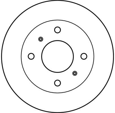 FREN DİSKİ ÖN HAVA KANALLIİ BOYALI, 4 BİJON, 242 MM NISSAN PRİMERA 1.6 90-96, 2.0 D 91-96 