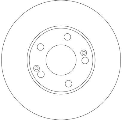 FREN DİSKİ ÖN HAVA KANALLIİ, BOYALI, 5 BİJON, 276 MM HYUNDAI SANTA FE I 2.0 01-06, 2.0 CRDİ 01-06 
