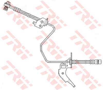 FREN HORTUMU ARKA OPEL ASTRA G 1998 - 2009, ASTRA 
