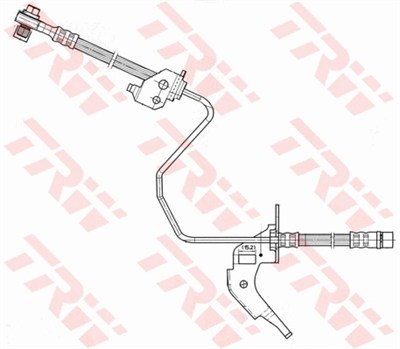 FREN HORTUMU ARKA OPEL ASTRA G 1998 - 2009, ASTRA 