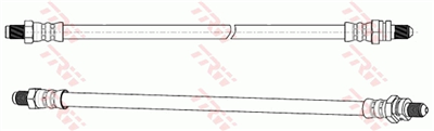 FREN HORTUMU ARKA SAĞ-SOL FORD FIESTA IV 1.0 İ 96-02, 1.25 İ 16V 95-02, 1.3 İ 95-02, 1.4 İ 16V 96-02, 1.8 D 95-00 