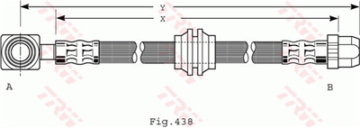 FREN HORTUMU ARKA SAĞ-SOL MINI MINI ONE 01-06, COOPER 01-06, COOPER S 02-06 