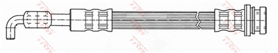 FREN HORTUMU ARKA SAĞ-SOL OPEL FRONTERA B 2.2-3.2 İ 98-04, 2.2 DTİ 98-04 