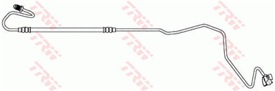 FREN HORTUMU ARKA SOL PEUGEOT 307 1.4 00-03, 1.6 06-12, 1.4 16V 03-07, 1.6 16V 00-07, 2.0 16V 00-07, 1.4 HDİ 01-05, 1.6 HDİ 05-09, 2.0 HDİ 00-07, 308 I 1.4-1.6 16V 07-14, 1.6 HDİ 07-14, 2.0 HDİ 07-14, 308 CC 1.6 16V 09-14, 2.0 CVVT 09-14, 1.6-2.0 HDİ