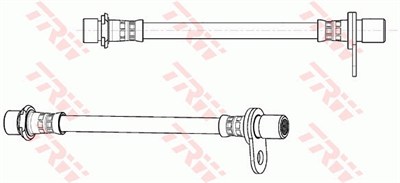 FREN HORTUMU ARKA SOL TOYOTA AURIS 1.33 DUAL-VVTİ09-12, 1.8 HYBRID 12-18, 1.8 09-12, 1.4 D-4D 07-12, 2.0 D-4D 06-12