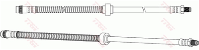 FREN HORTUMU ÖN SAĞ-SOL CITROEN BERLINGO / BERLINGO FIRST MPV 1.1 İ 96-08, 1.4 İ 96-11, 1.6 16V 00-11, 1.8 İ 97-02, 1.8 İ 4WD 97-01, 1.6 HDİ 05-11, 1.8 D 98-02, 1.9 D 96-03 