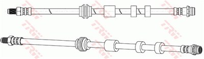 FREN HORTUMU ÖN SAĞ-SOL FORD GALAXY 1.6-2.0 ECOBOOST 10-15, 2.0 06-15, 2.3 07-15, 1.6 TDCİ 11-15, 1.8 TDCİ 06-15, 2.0 TDCİ 06-15, 2.2 TDCİ 08-15, MONDEO IV 1.6 Tİ 07-15, 2.0 07-15, 2.3-2.5 07-15, 1.6 TDCİ 11-17, 1.8-2.0 TDCİ 07-15, S-MAX 2.0 06-14, 2