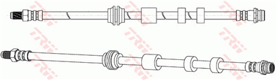FREN HORTUMU ÖN SAĞ-SOL FORD GALAXY 1.6-2.0 ECOBOOST 10-15, 2.0 06-15, 2.3 07-15, 1.6 TDCİ 11-15, 1.8 TDCİ 06-15, 2.0 TDCİ 06-15, 2.2 TDCİ 08-15, MONDEO IV 1.6 Tİ 07-15, 2.0 07-15, 2.3-2.5 07-15, 1.6 TDCİ 11-17, 1.8-2.0 TDCİ 07-15, S-MAX 2.0 06-14, 2